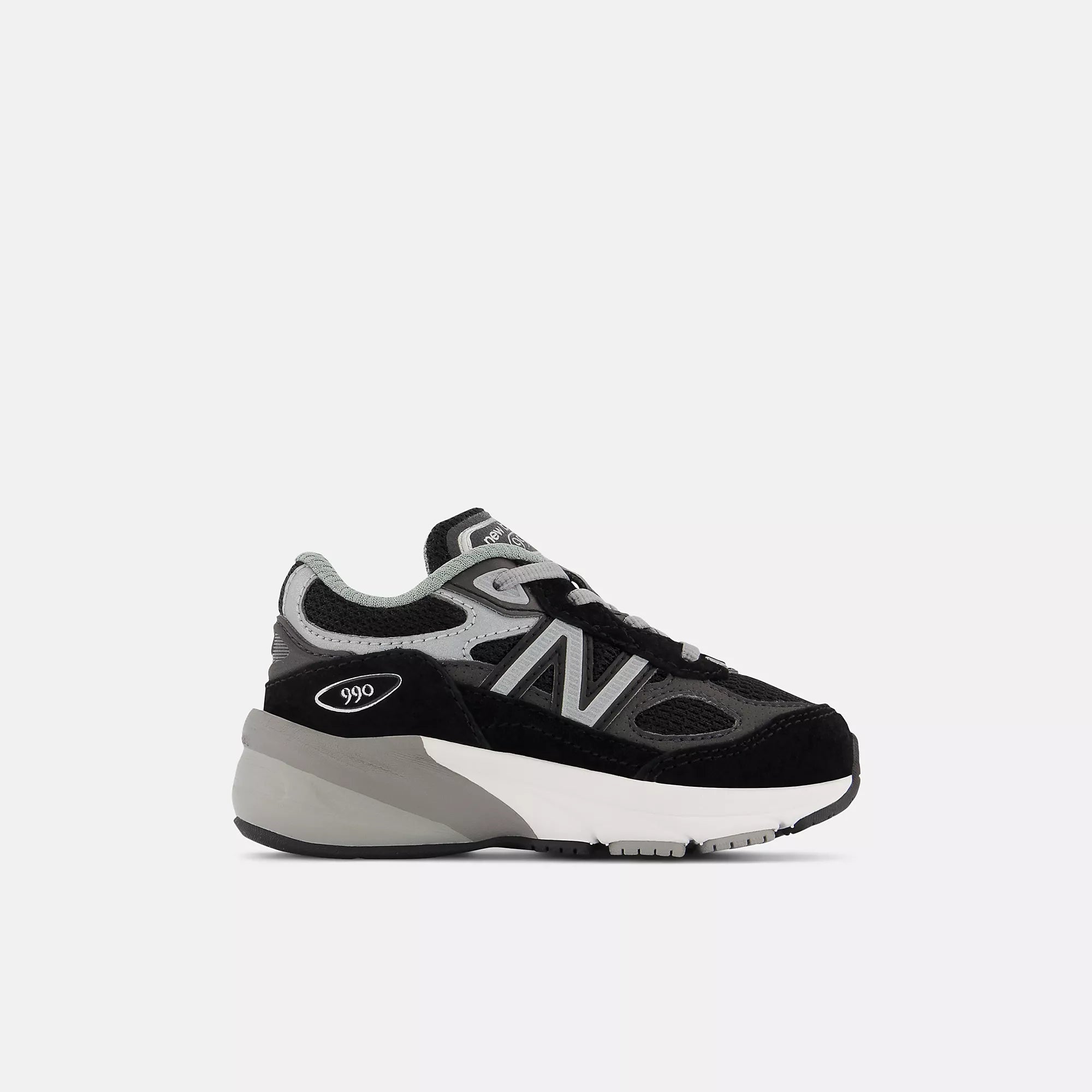 [IC990BK6] TODDLERS NEW BALANCE 990 V6 'BLACK/GRAY' (TD)