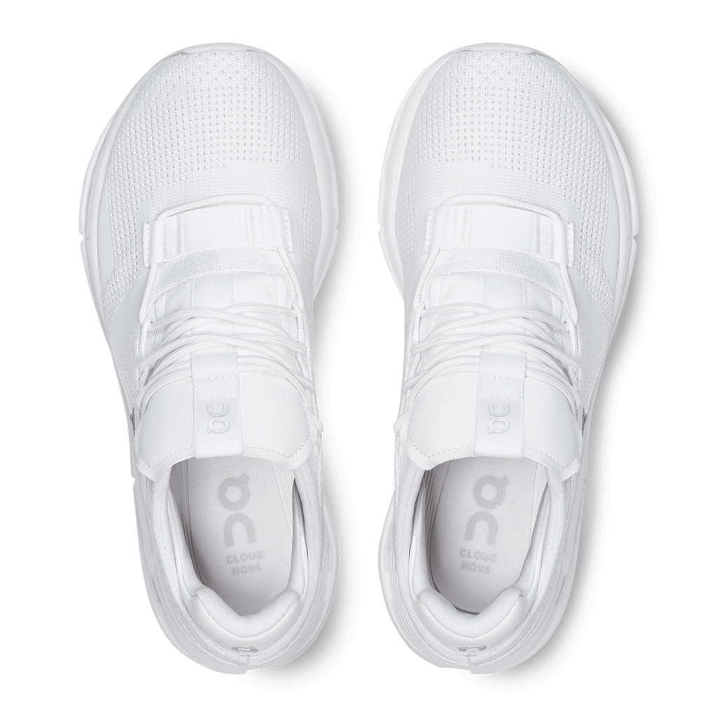 [26.99115] Womens On Running RUNNING CLOUDNOVA 'ALL WHITE (WOMEN'S)'
