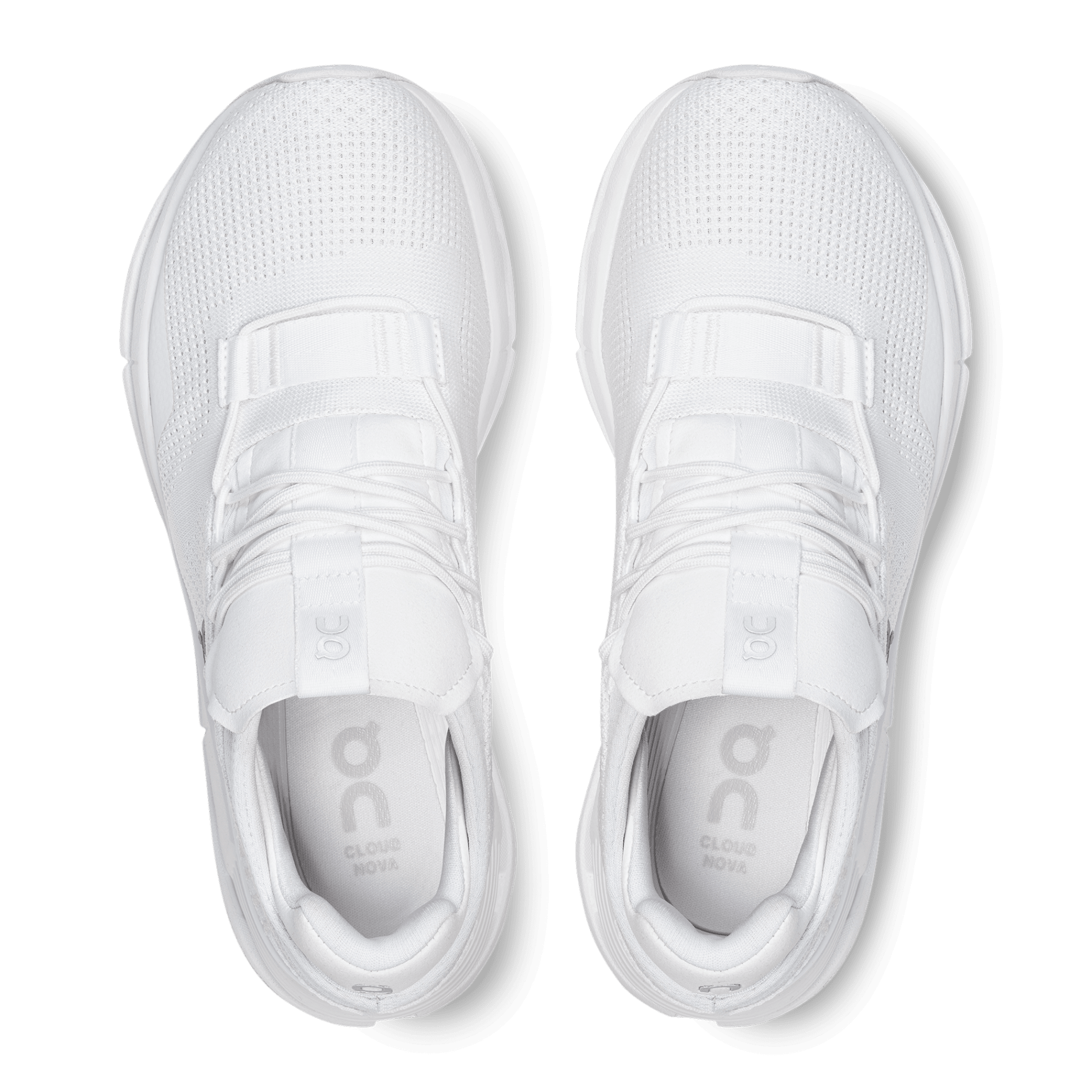 [26.99115] Womens On Running RUNNING CLOUDNOVA 'ALL WHITE (WOMEN'S)'