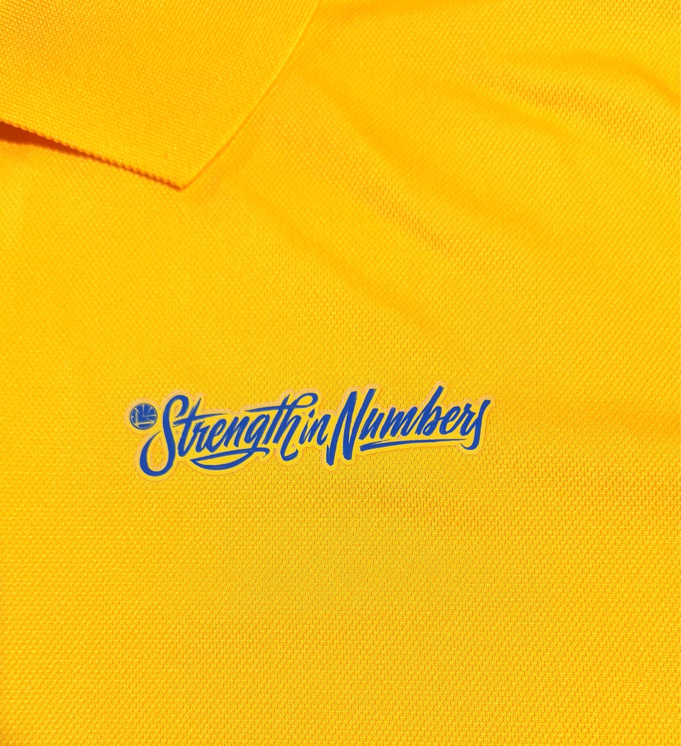 [M51300-MANTRA] Mens Nike NBA GSW Playoffs Bound Team Mantra Polo