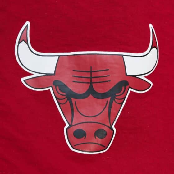 MENS MITCHELL & NESS NBA TEAM HERITAGE WOVEN SHORTS BULLS