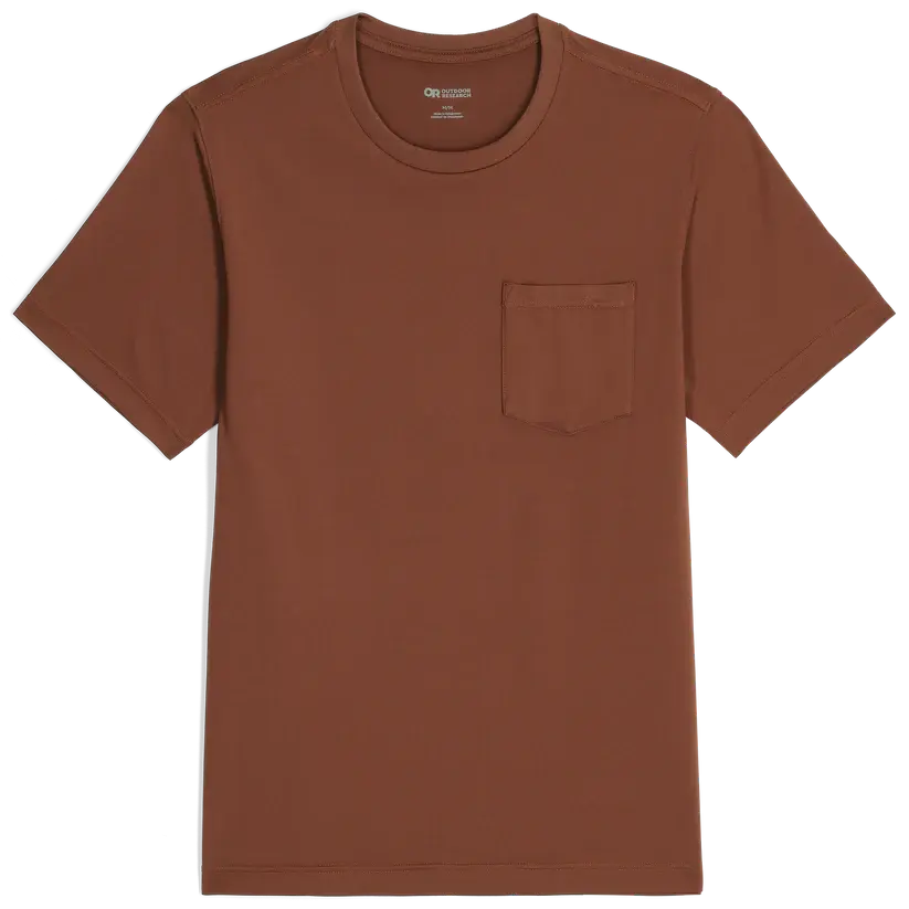 [300245-2643] MENS OUTDOOR RESEARCH ESSENTIAL POCKET UPF 30 T-SHIRT TEE SHIRT