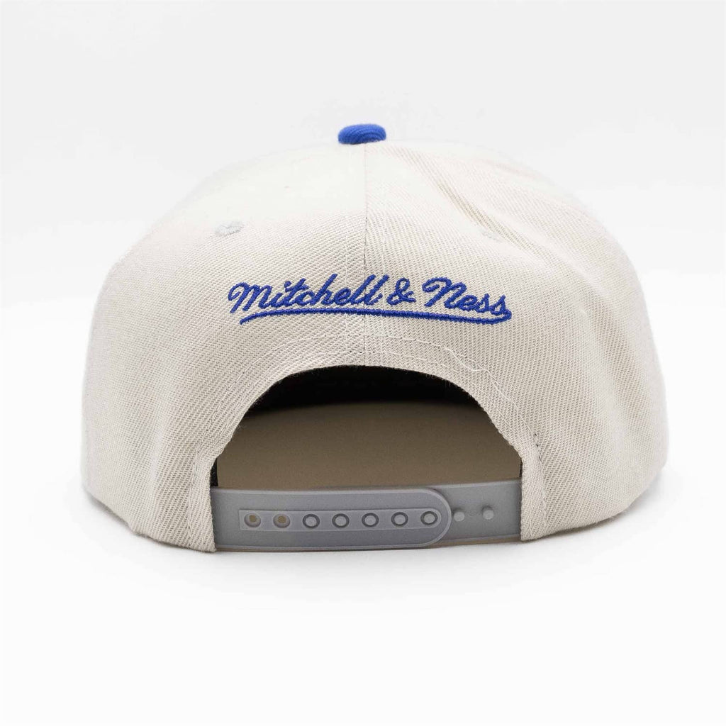 MENS MITCHELL & NESS NBA POP PANEL SNAPBACK HWC MAGIC - OFF WHITE-NAVY