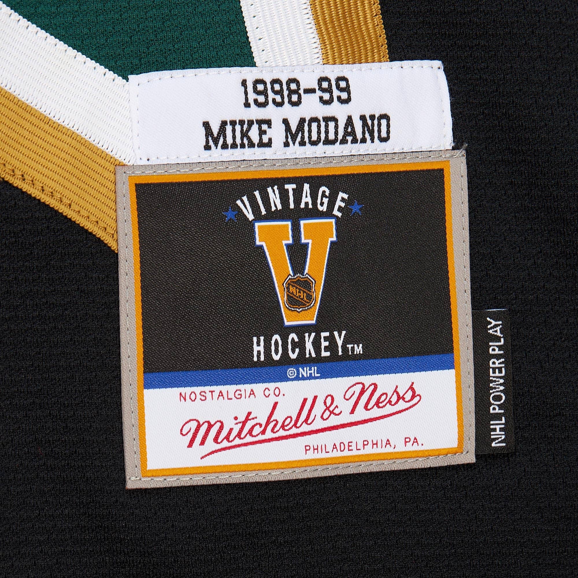 Mens Mitchell & Ness NHL DARK ALTERNATE JERSEY STARS 1998 MIKE MODANO