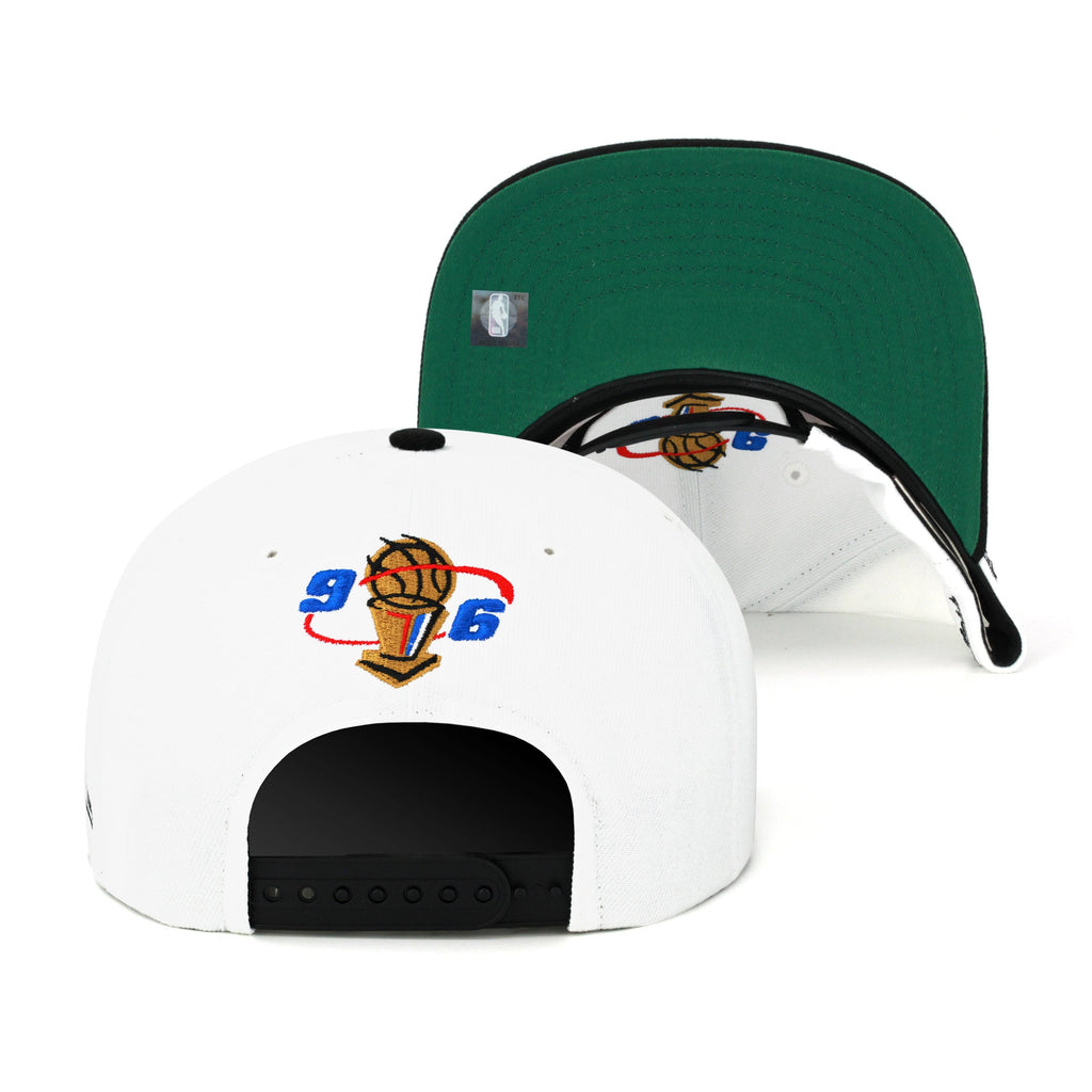 [HHSS1081-CBUYYPPPWHBK] MENS NBA CHICAGO BULLS 96 CHAMPIONS WAVE 2T SNAPBACK