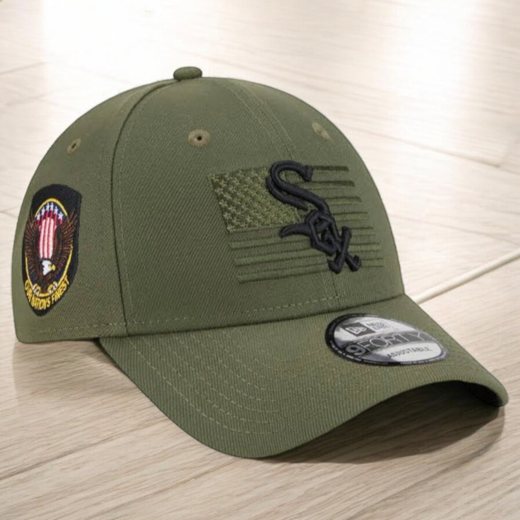 [60352725] Mens New Era MLB 3930 ARMED FORCES STRETCH FIT - CHICAGO WHITE SOX