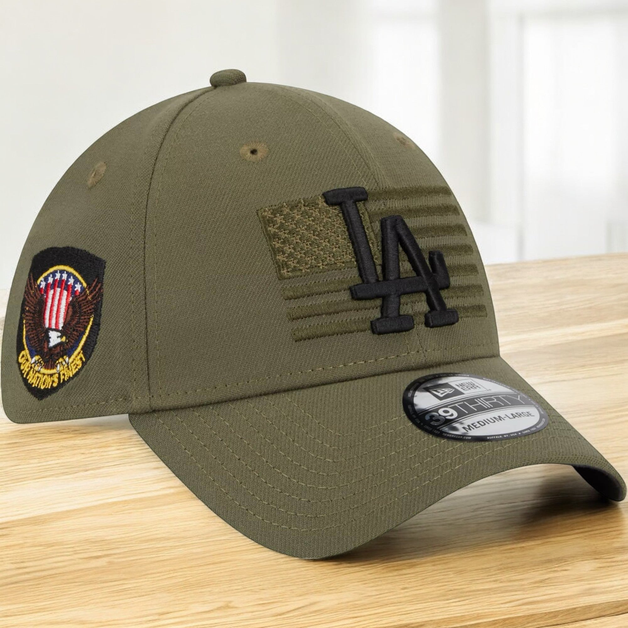 [60352733] Mens New Era MLB 3930 ARMED FORCES DAY STRETCH FIT - LA DODGERS