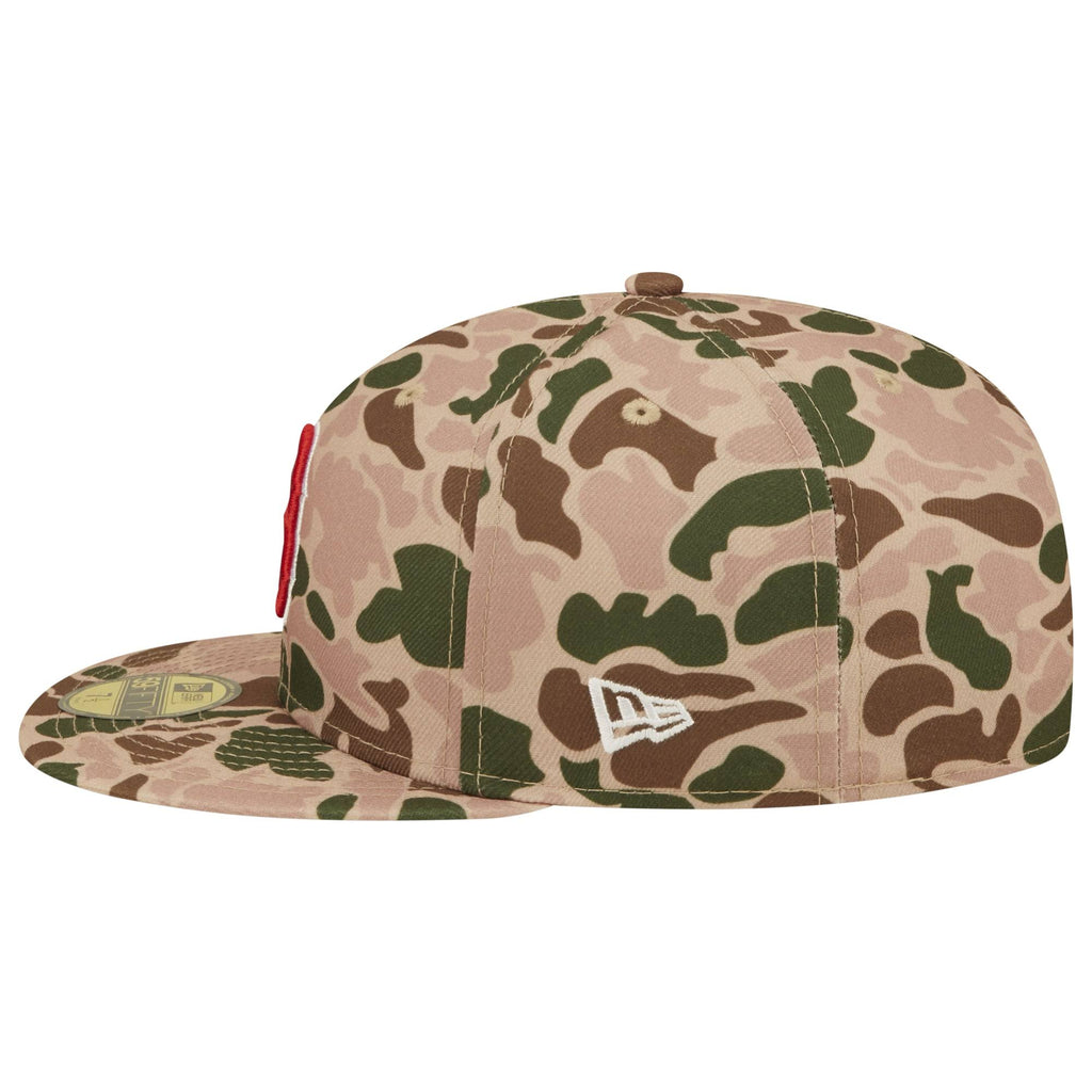 [60237938] MENS NEW ERA MLB BOSTON RED SOX 5950 DUCK CAMO WS04 FITTED