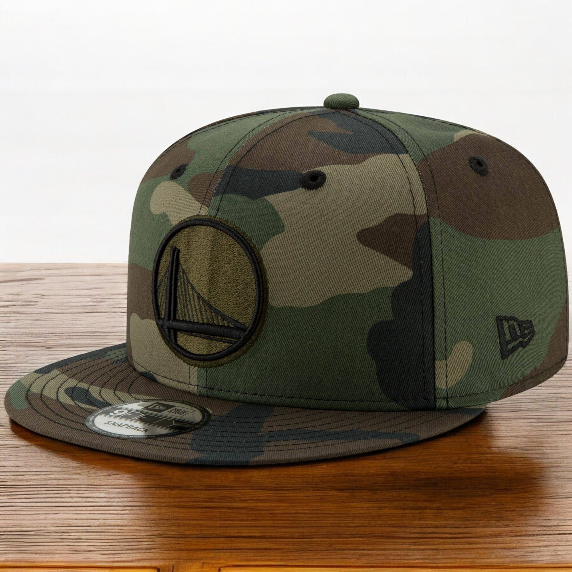 [12136308] Mens New Era NBA Golden State Warriors Camouflage 950 Snapback