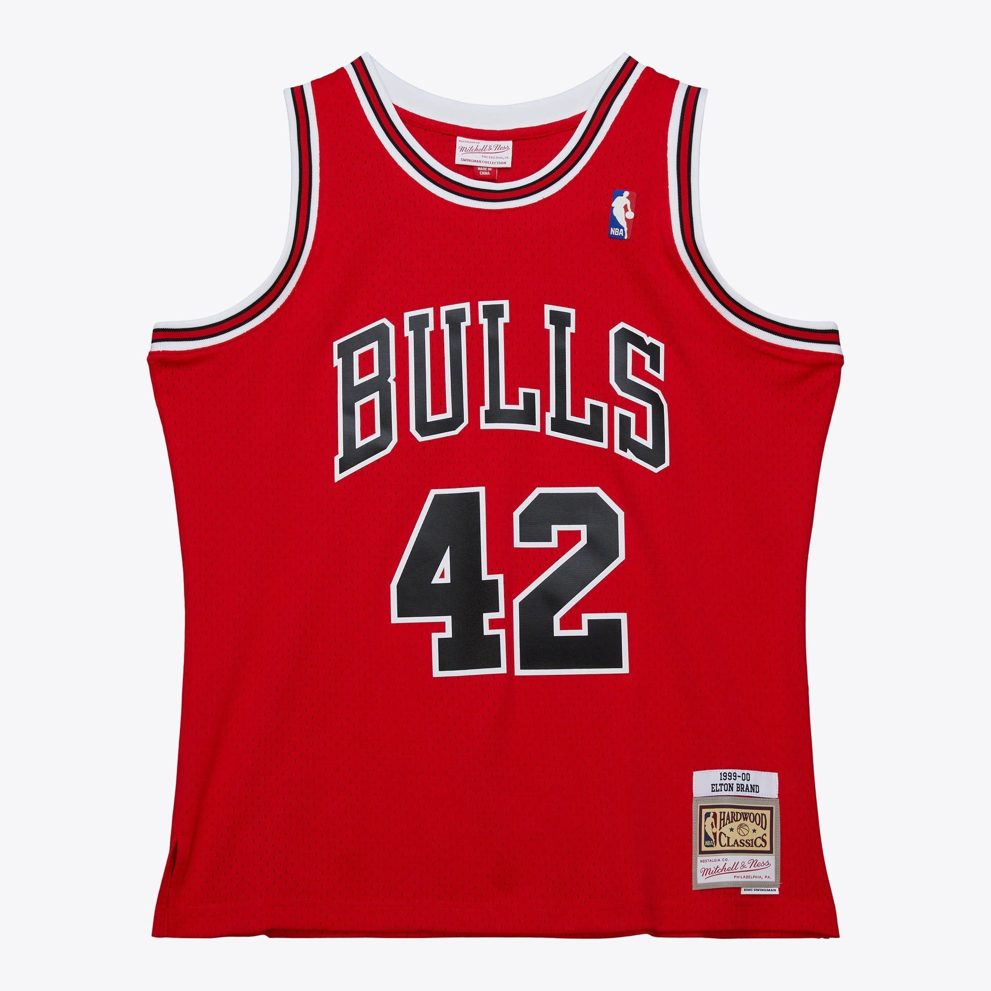 MENS MITCHELL & NESS NBA DARK JERSEY BULLS 1999 ELTON BRAND