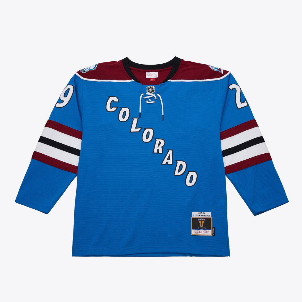 MENS MITCHELL & NESS NHL ALTERNATE JERSEY AVALANCHE 2013 NATHAN MACKINNON