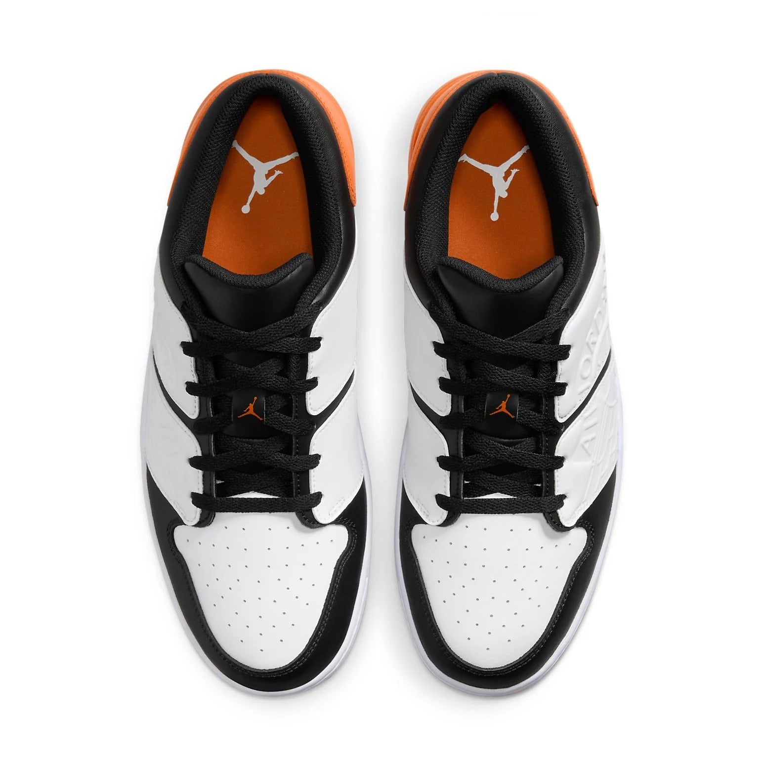 [DV5141-108] Mens Air Jordan NU RETRO 1 LOW 'WHITE BLACK MAGMA ORANGE'
