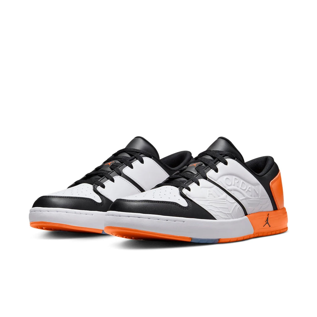[DV5141-108] Mens Air Jordan NU RETRO 1 LOW 'WHITE BLACK MAGMA ORANGE'