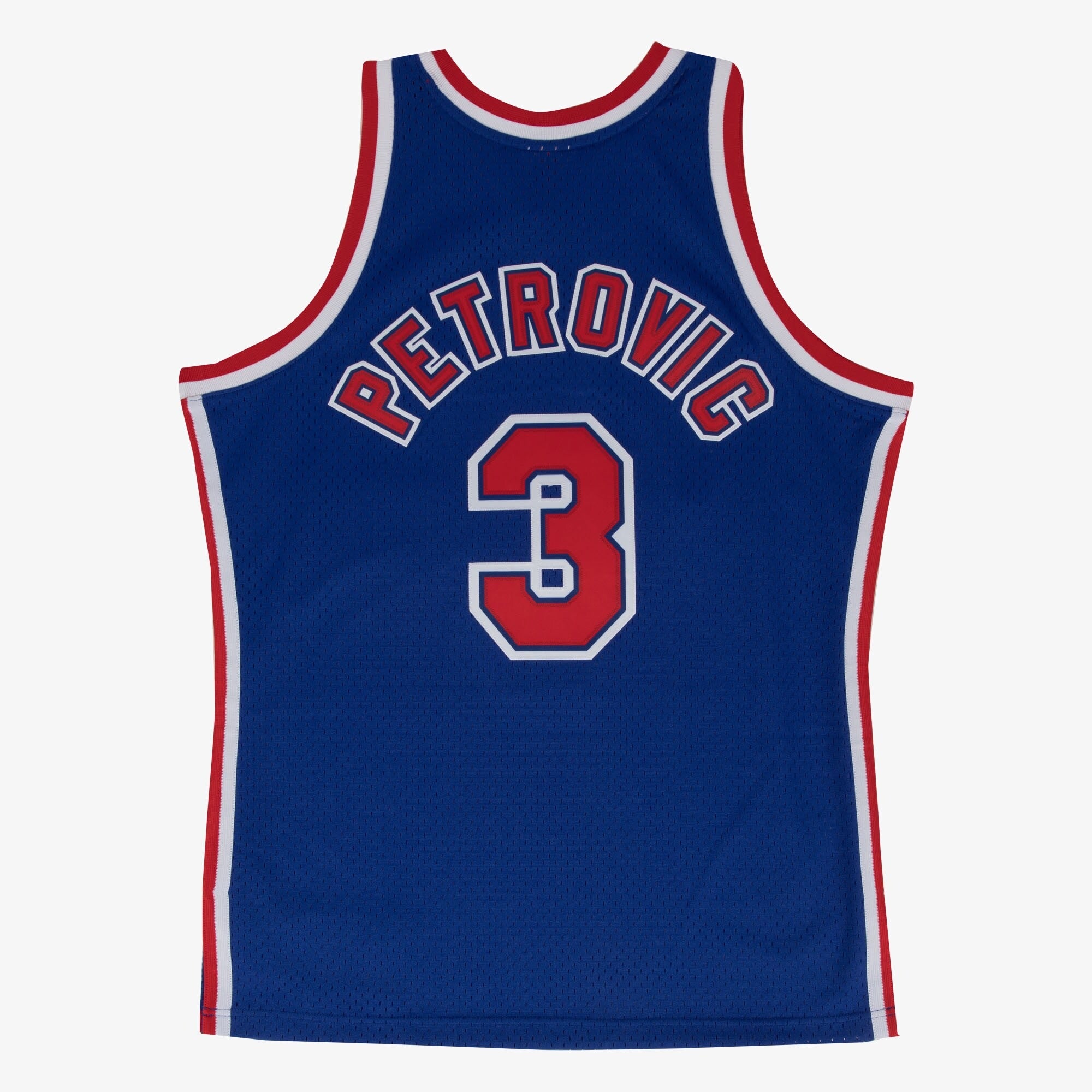 MENS MITCHELL & NESS NBA SWINGMAN ROAD JERSEY NETS 1992 DRAZEN PETROVIC