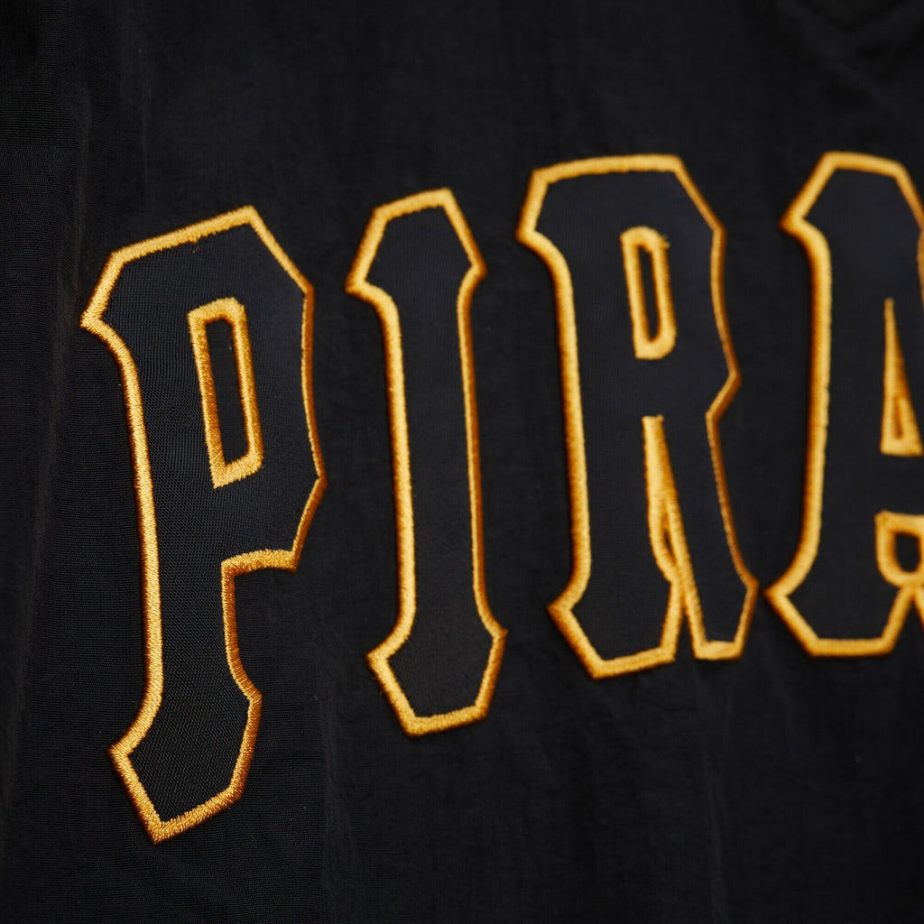 MENS MITCHELL & NESS MLB NYLON PULLOVER JACKET VINTAGE LOGO PIRATES
