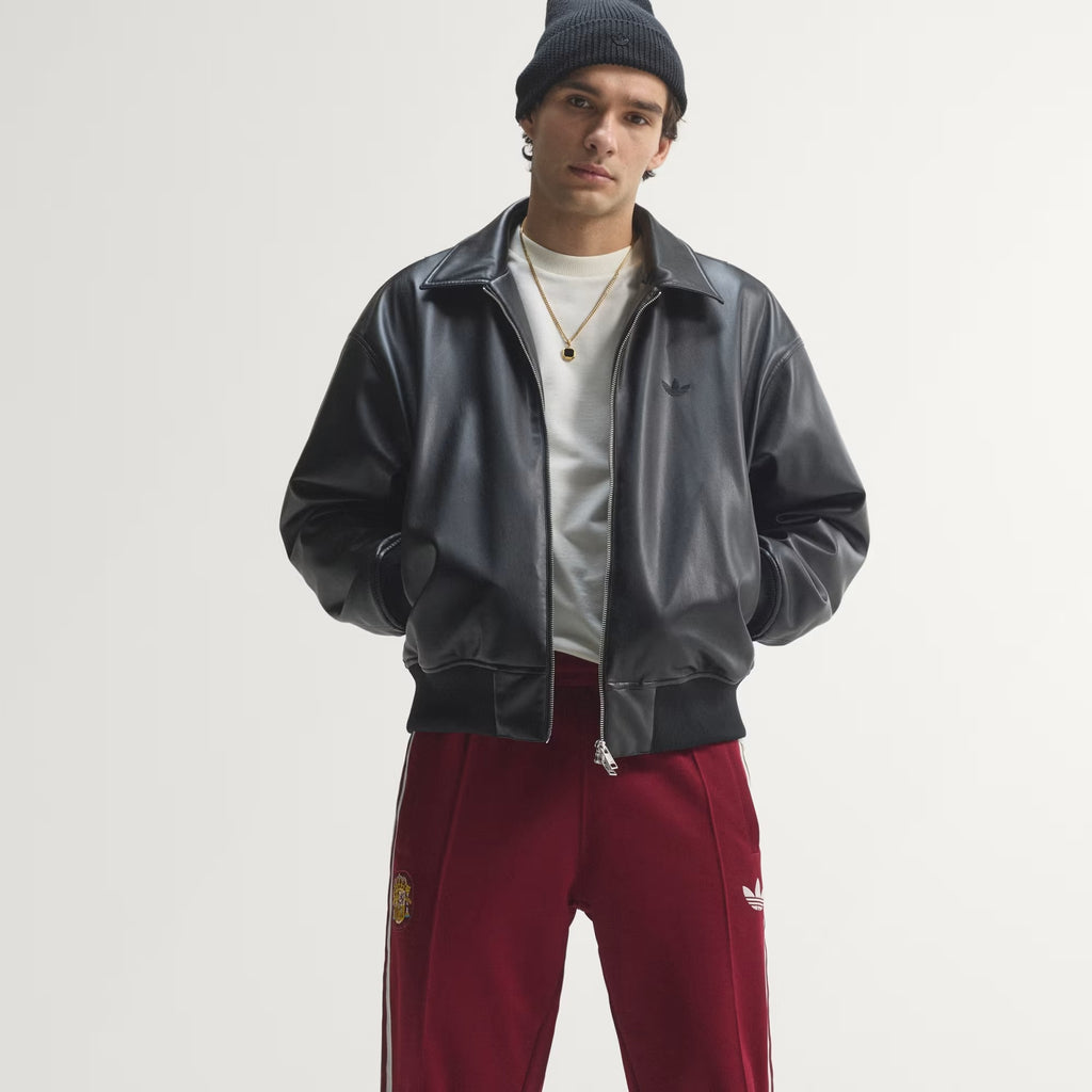 [JZ2255] MENS ADIDAS FEF SPAIN ORIGINALS TRACK PANTS - TEAM COLL BURGUNDY