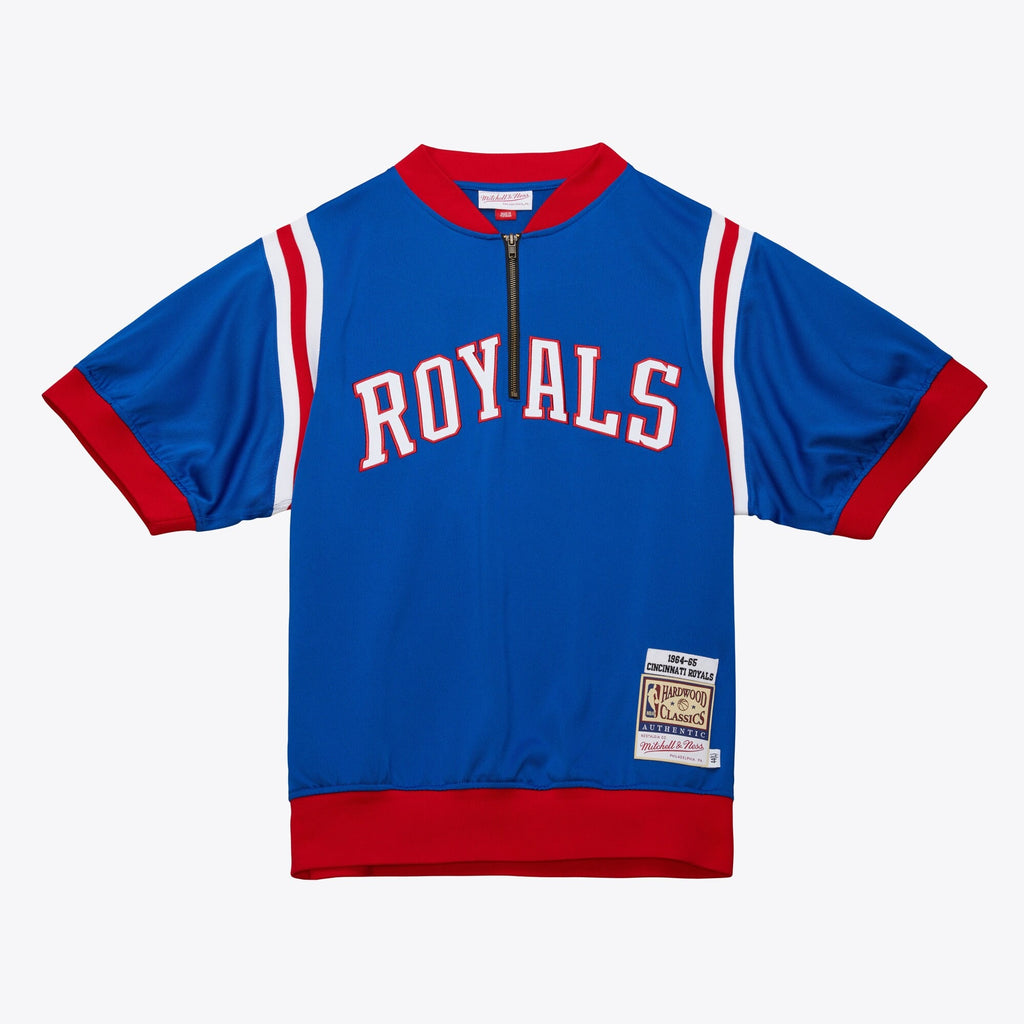 Mens Mitchell & Ness NBA DARK SHOOTING SHIRT ROYALS 1964