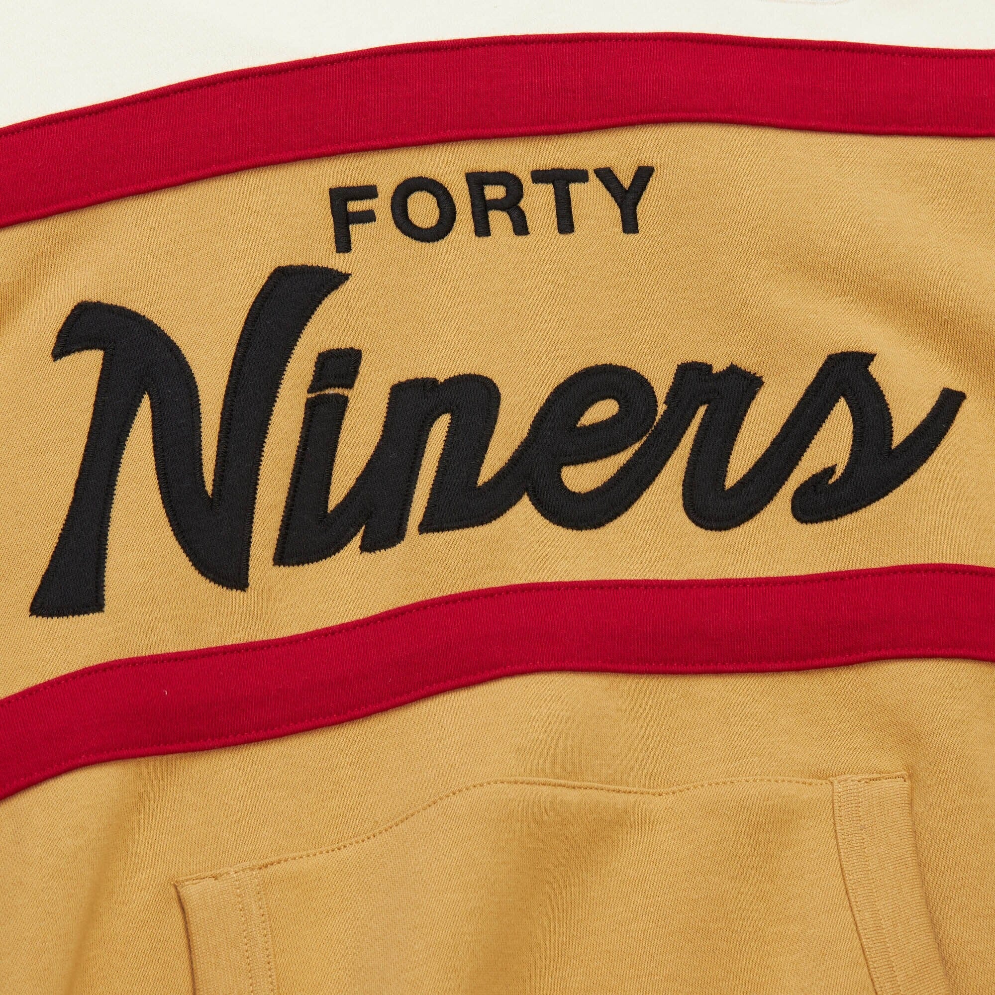 Mens Mitchell & Ness NFL HEAD COACH HOODIE 49ERS