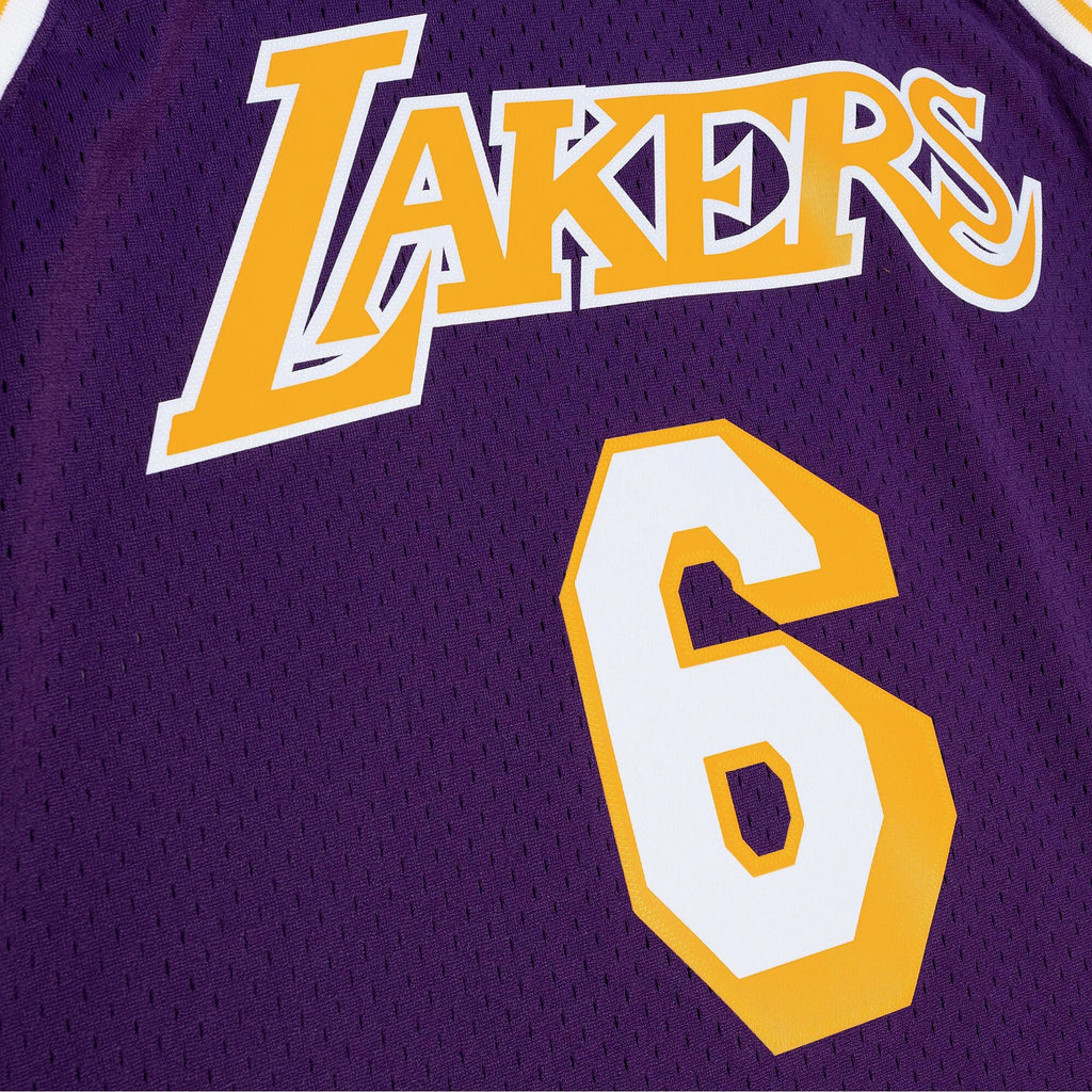 MENS MITCHELL & NESS NBA ROAD JERSEY LAKERS 1996 EDDIE JONES