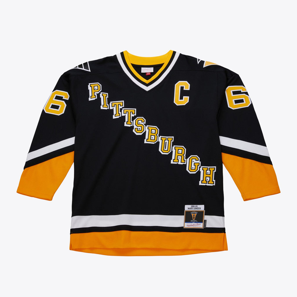 Mens Mitchell & Ness NHL DARK JERSEY PENGUINS 1992 MARIO LEMIEUX