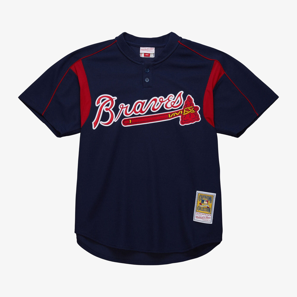 MENS MITCHELL & NESS MLB AUTHENTIC BP PRACTICE JERSEY BRAVES 2003 GREG MADDUX