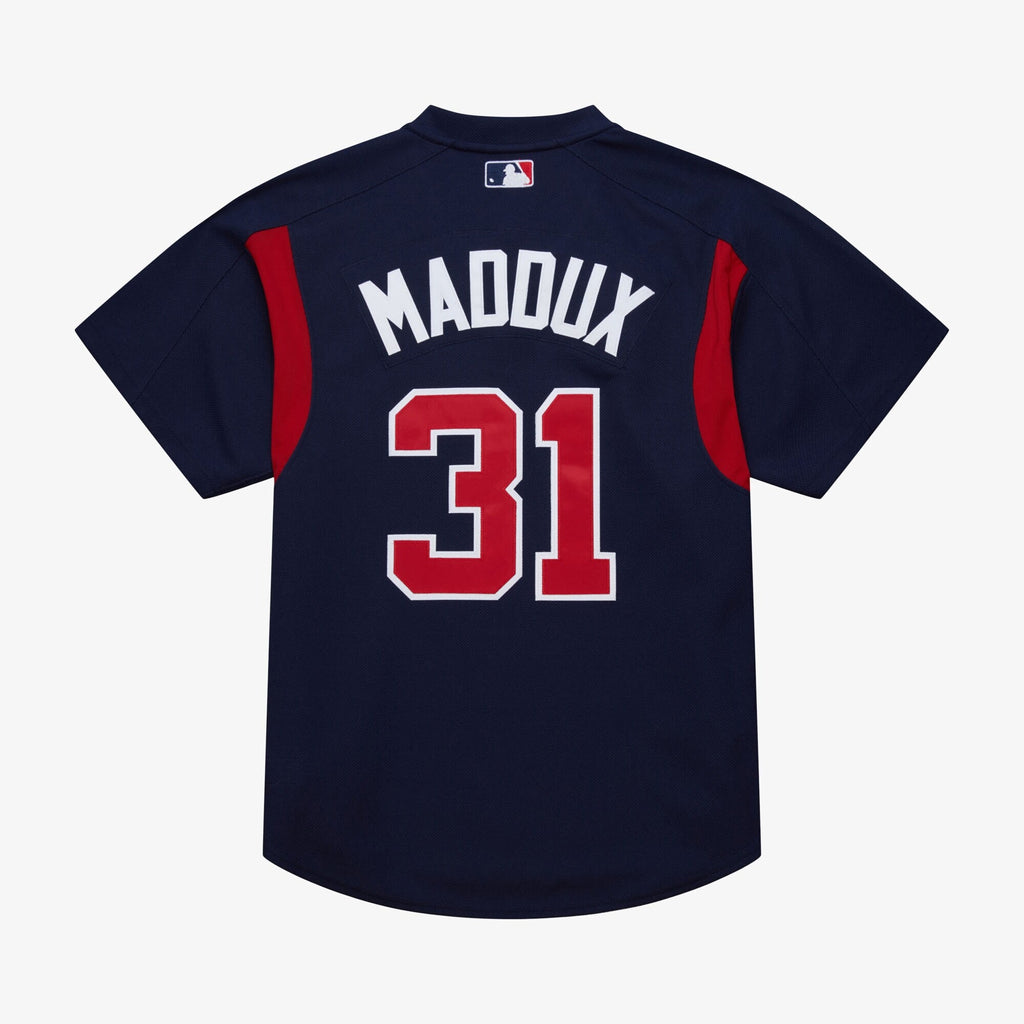 MENS MITCHELL & NESS MLB AUTHENTIC BP PRACTICE JERSEY BRAVES 2003 GREG MADDUX