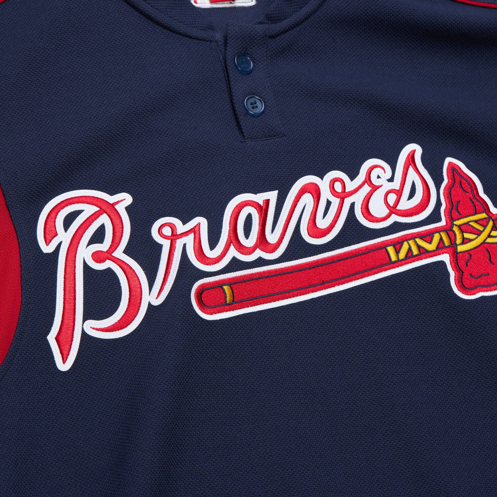 MENS MITCHELL & NESS MLB AUTHENTIC BP PRACTICE JERSEY BRAVES 2003 GREG MADDUX