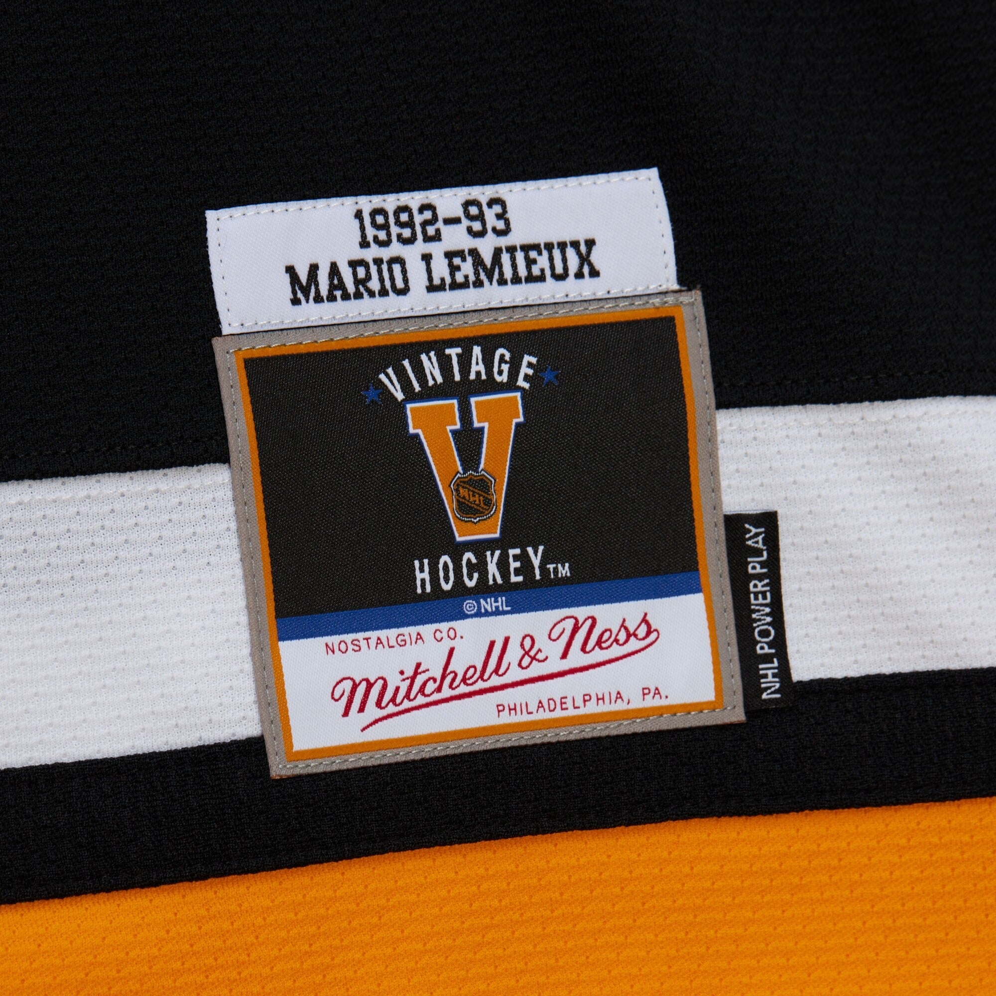 Mens Mitchell & Ness NHL DARK JERSEY PENGUINS 1992 MARIO LEMIEUX