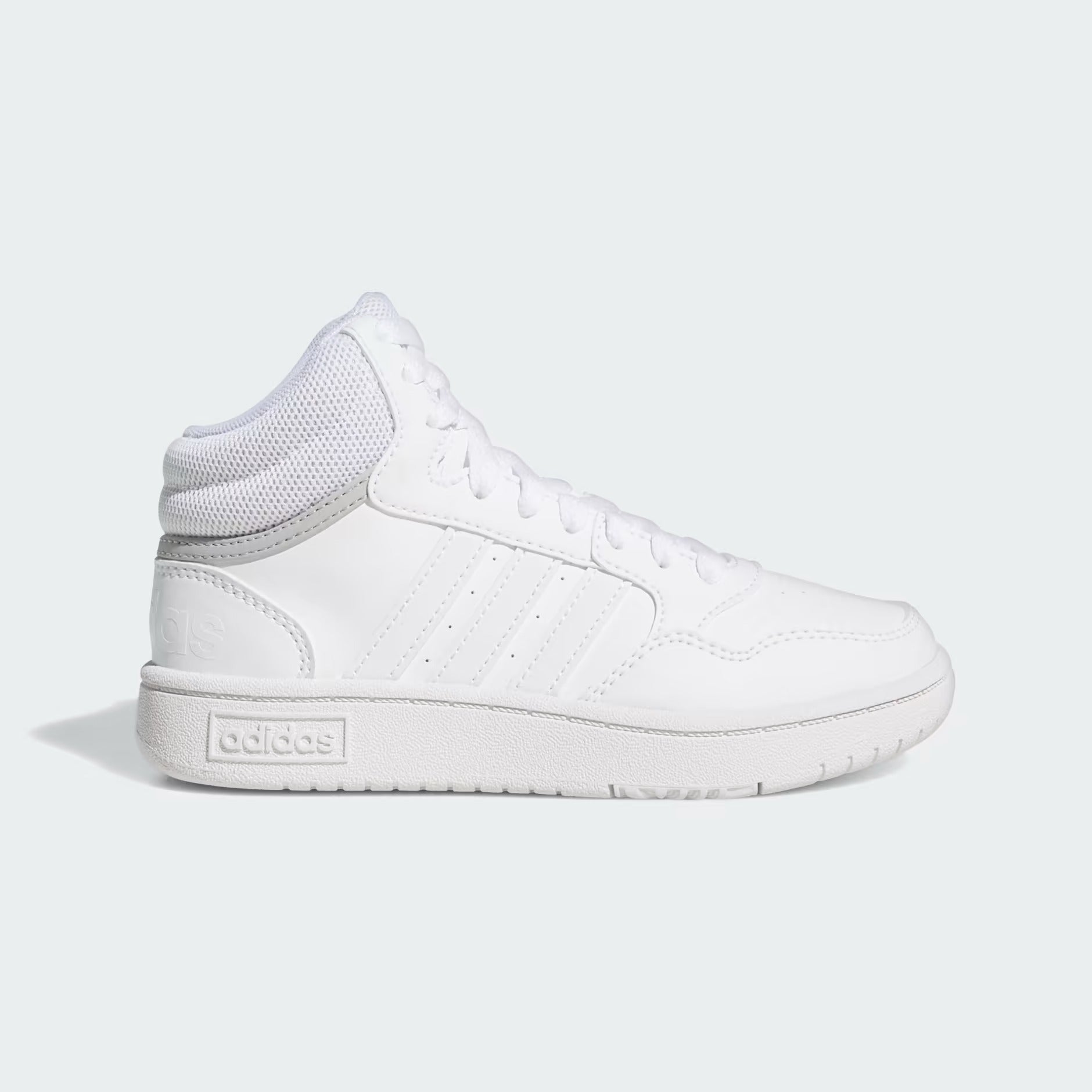 [GW0401] YOUTH ADIDAS HOOPS MID (GS) 'WHITE GREY'