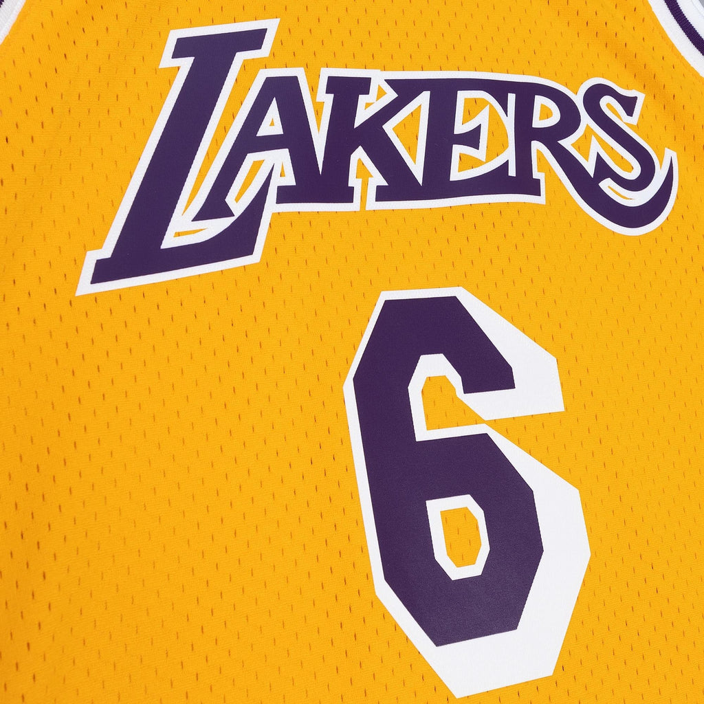 MENS MITCHELL & NESS NBA HOME JERSEY LAKERS 1996 EDDIE JONES