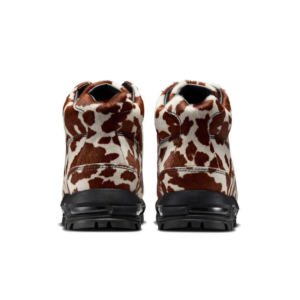 [IO4635-100] MENS NIKE AIR MAX GOADOME QS 'SAIL CACAO WOW COW PRINT PONY HAIR'