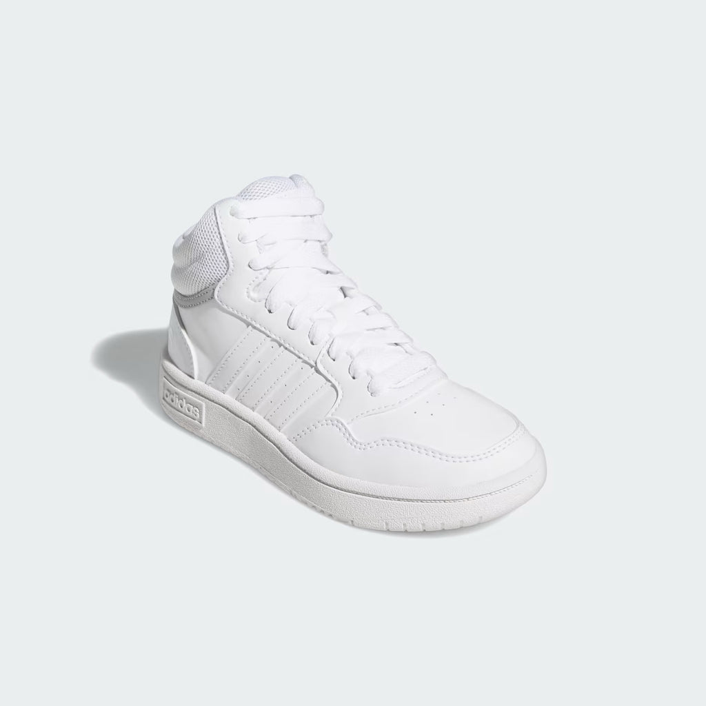 [GW0401] YOUTH ADIDAS HOOPS MID (GS) 'WHITE GREY'