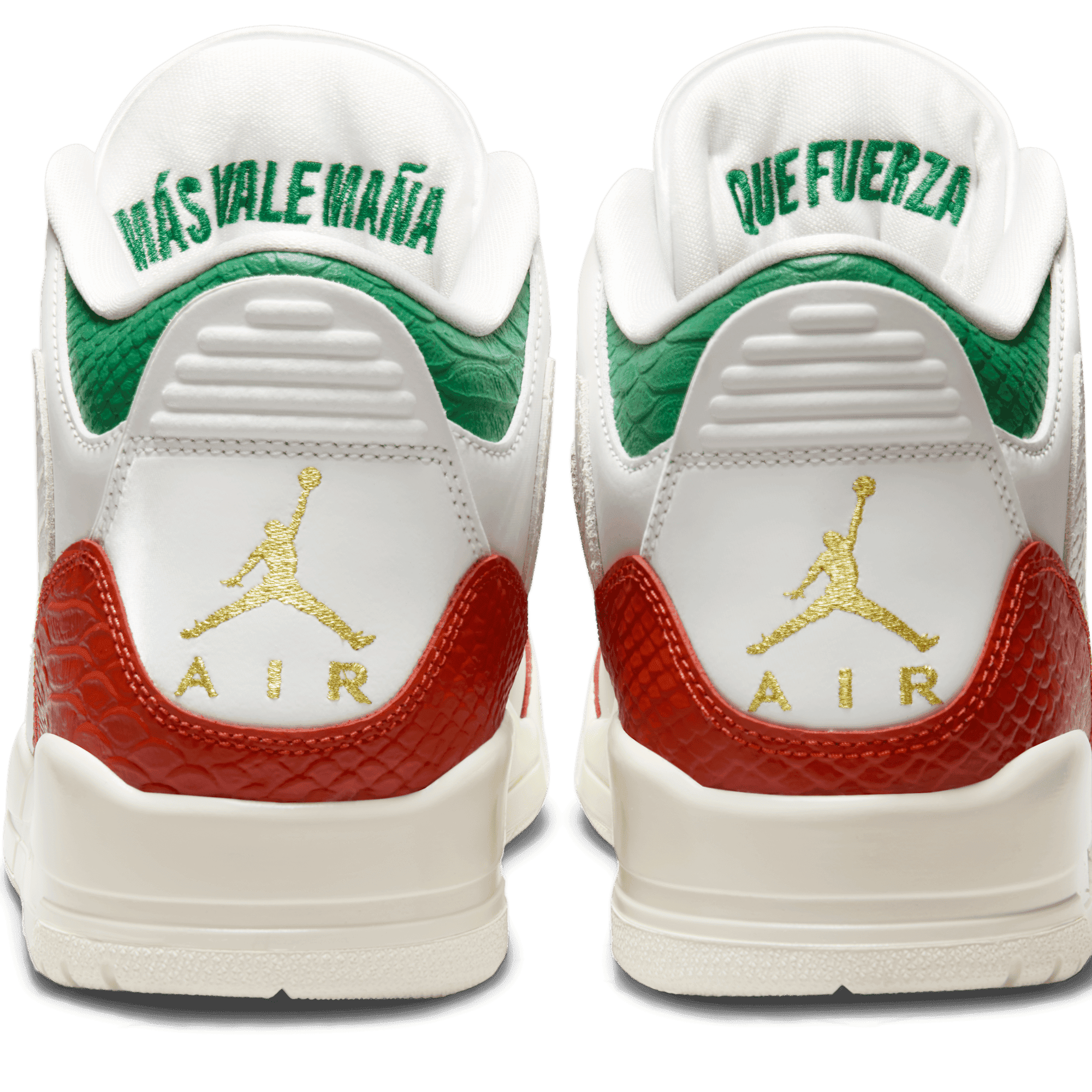 [IO1752-100] MENS AIR JORDAN RETRO 3 'EL VUELO SUMMIT WHITE'