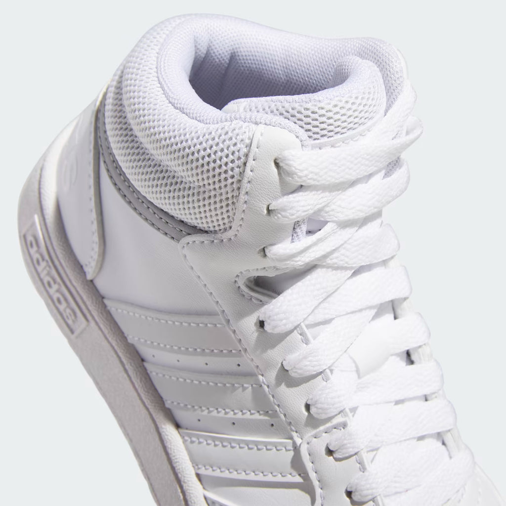 [GW0401] YOUTH ADIDAS HOOPS MID (GS) 'WHITE GREY'