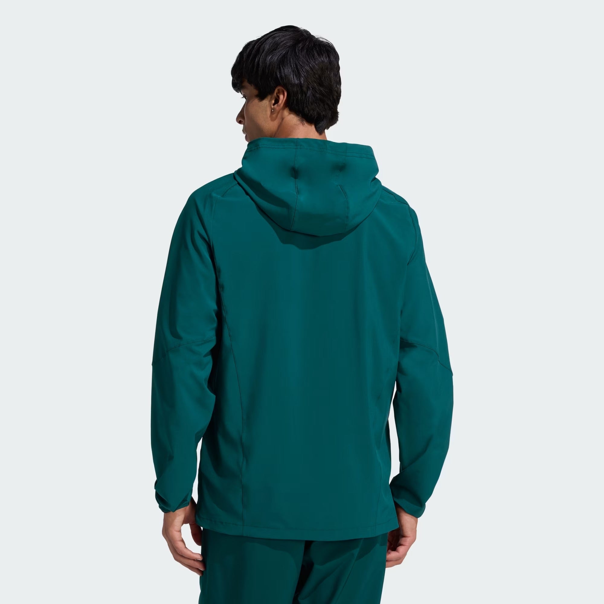[JZ6486] MENS ADIDAS FMF MEXICO TIRO TRAVEL FULL ZIP WINDBREAKER - AURORA IVY