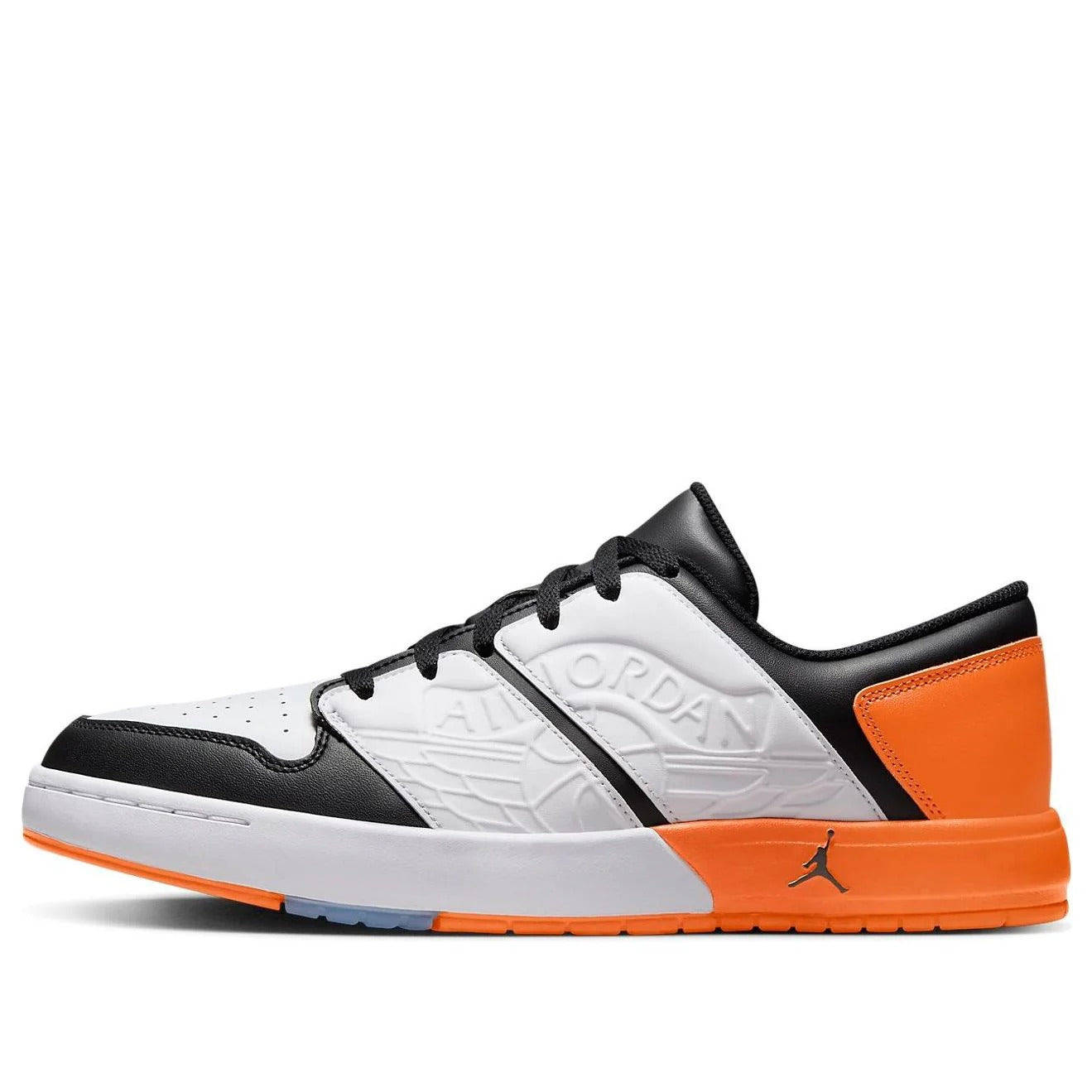 [DV5141-108] Mens Air Jordan NU RETRO 1 LOW 'WHITE BLACK MAGMA ORANGE'