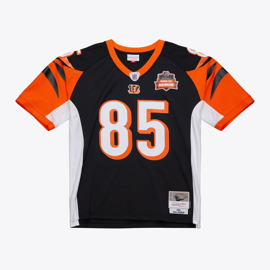 MENS MITCHELL & NESS NFL BLACK JERSEY BENGALS 2004 CHAD JOHNSON