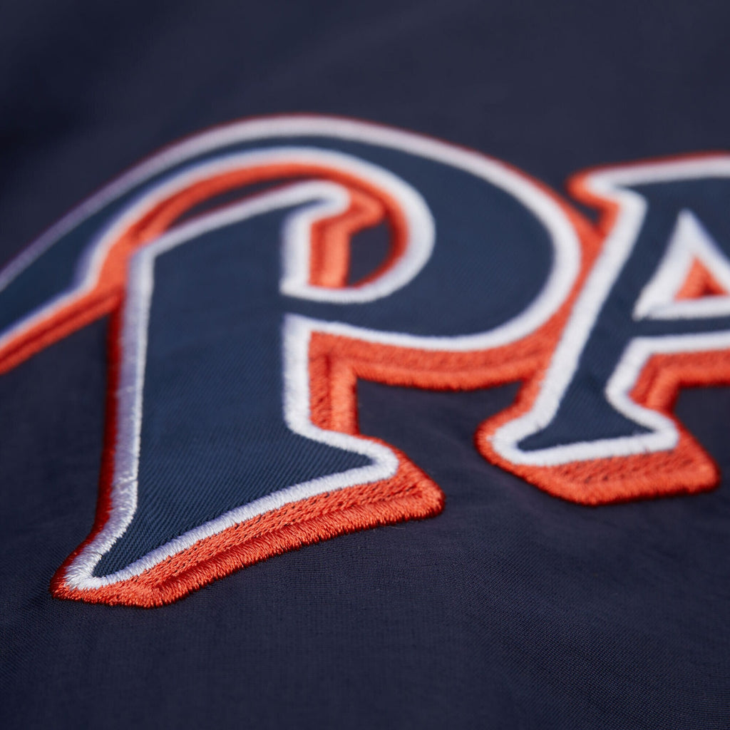 MENS MITCHELL & NESS MLB NYLON PULLOVER JACKET VINTAGE LOGO PADRES