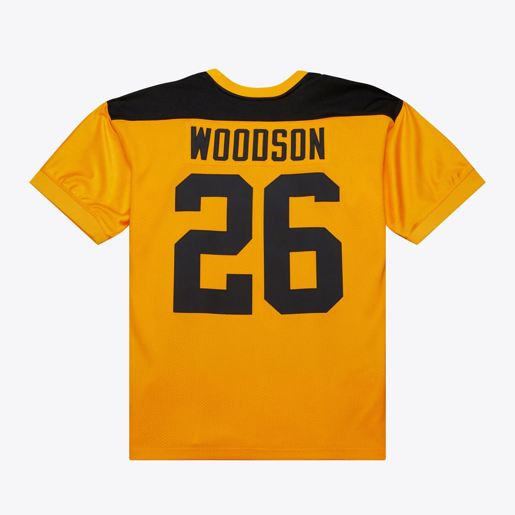 MENS MITCHELL & NESS NFL BLACK-GOLD JERSEY STEELERS 1994 ROD WOODSON