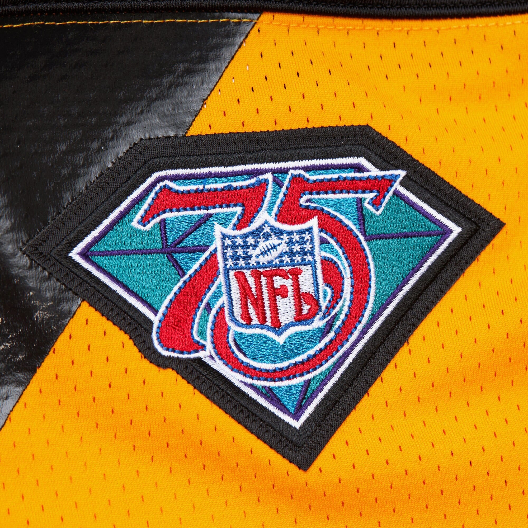 MENS MITCHELL & NESS NFL BLACK-GOLD JERSEY STEELERS 1994 ROD WOODSON