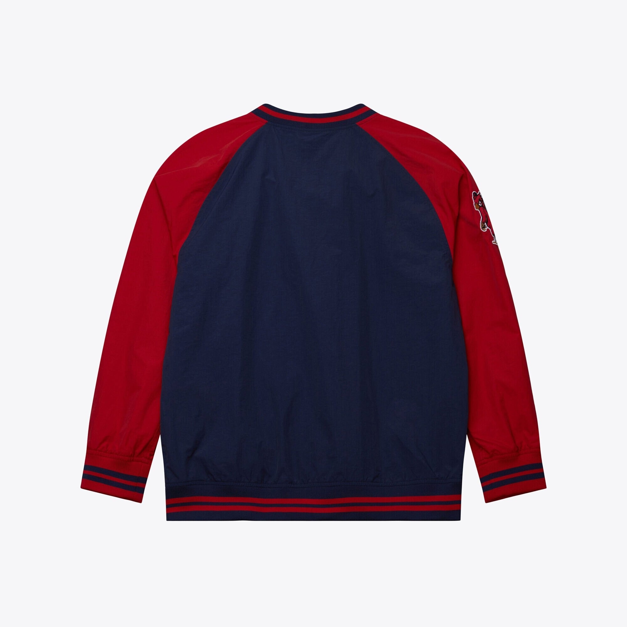 MENS MITCHELL & NESS MLB NYLON PULLOVER JACKET VINTAGE LOGO CARDINALS