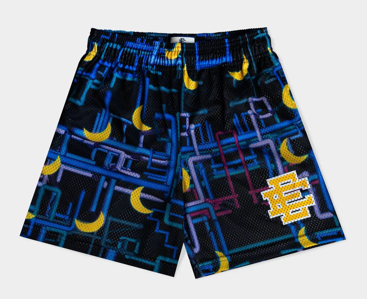 [SHDANMSH-BLKYEL] MENS ERIC EMANUEL EE COMPLICATED SHORT