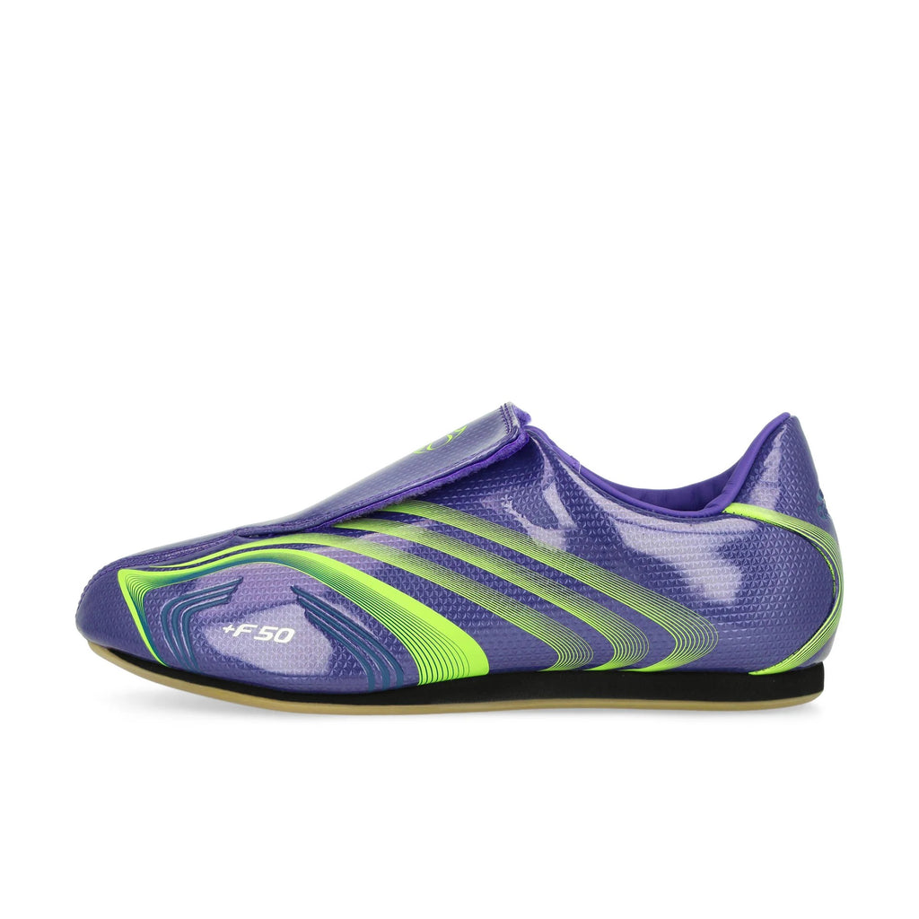 [JR6025] WOMENS ADIDAS F50 TAEKWONDO 'PURPLE RUSH LUCID LEMON'