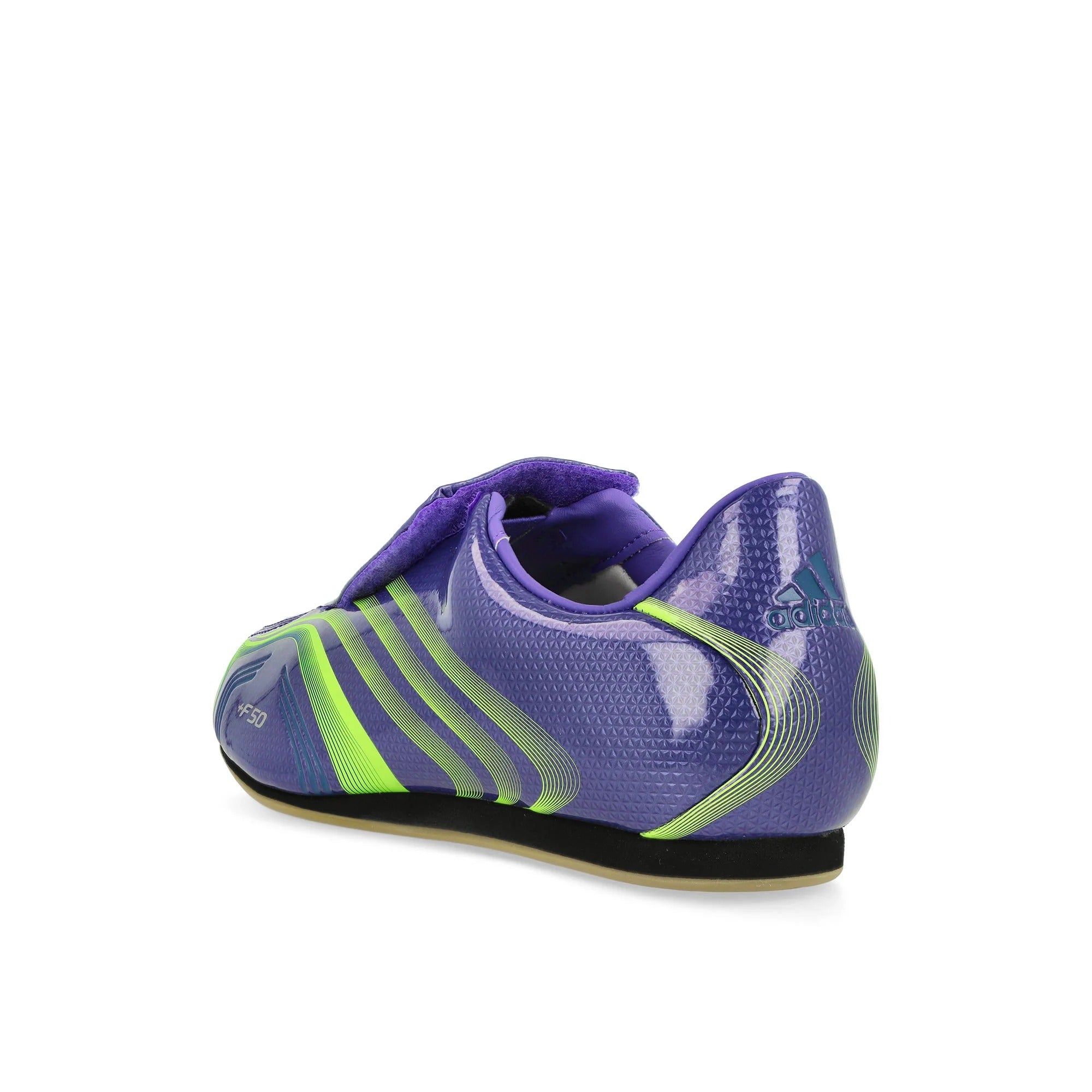 [JR6025] WOMENS ADIDAS F50 TAEKWONDO 'PURPLE RUSH LUCID LEMON'