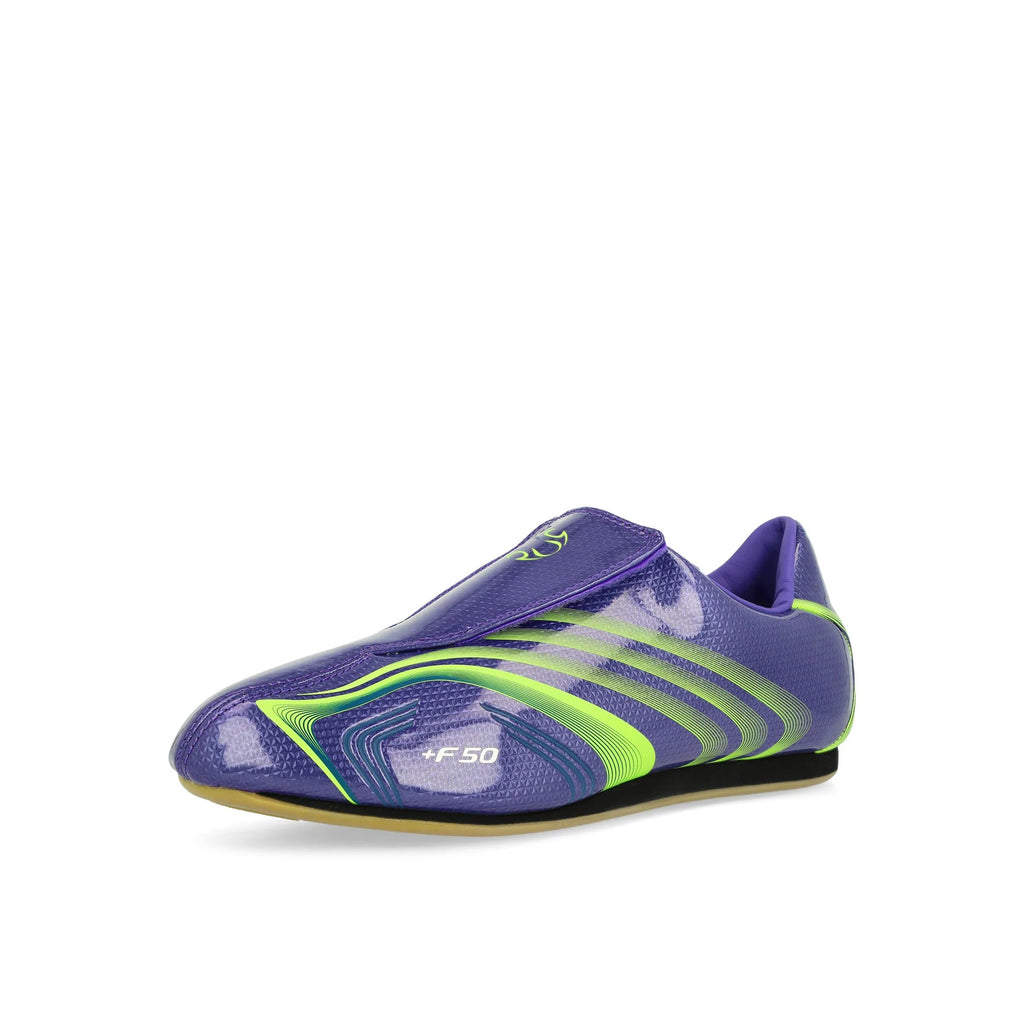 [JR6025] WOMENS ADIDAS F50 TAEKWONDO 'PURPLE RUSH LUCID LEMON'