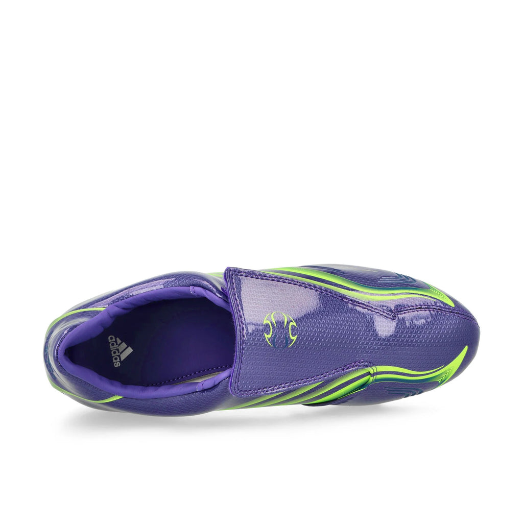 [JR6025] WOMENS ADIDAS F50 TAEKWONDO 'PURPLE RUSH LUCID LEMON'