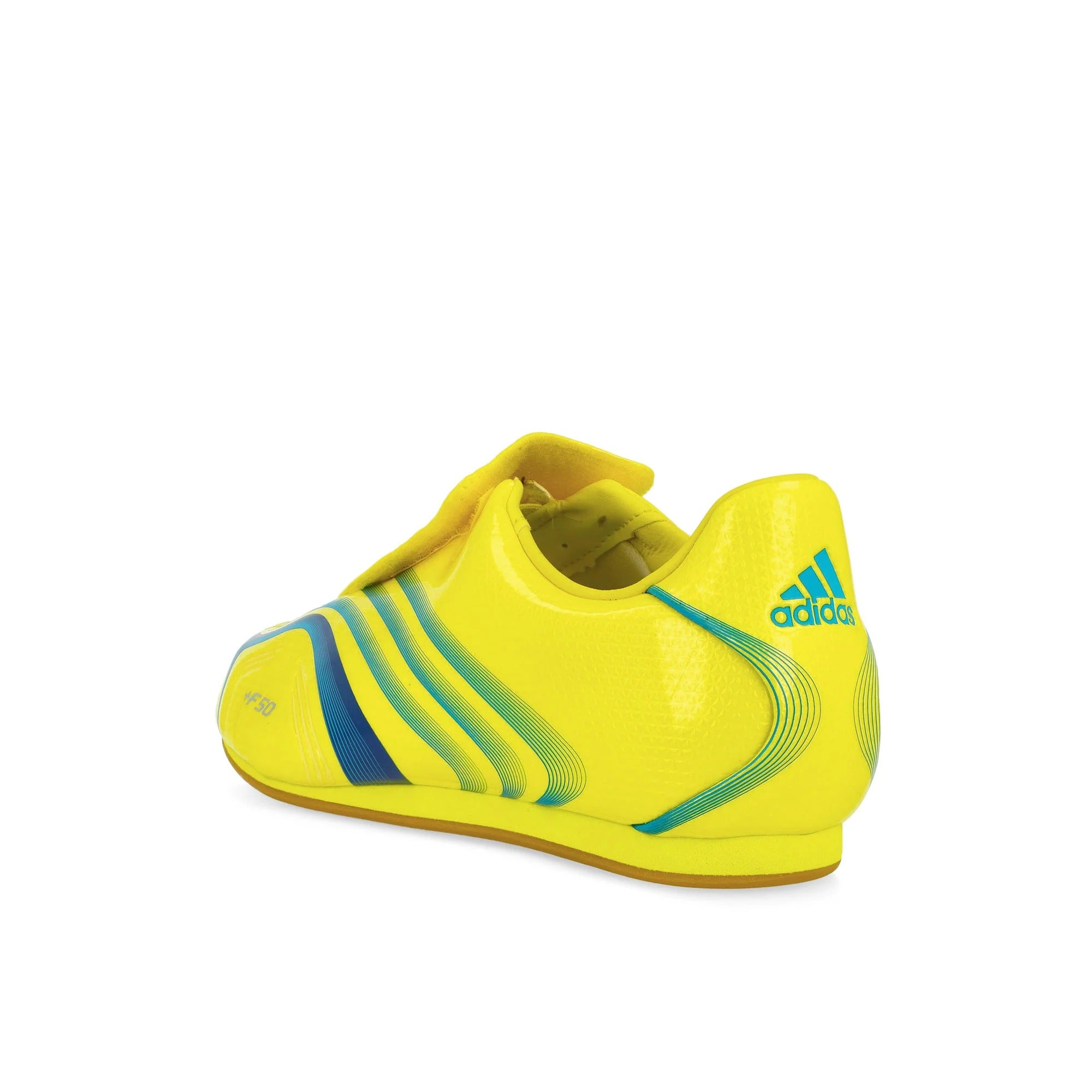 [JR6026] WOMENS ADIDAS F50 TAEKWONDO 'BRIGHT YELLOW BRIGHT BLUE'