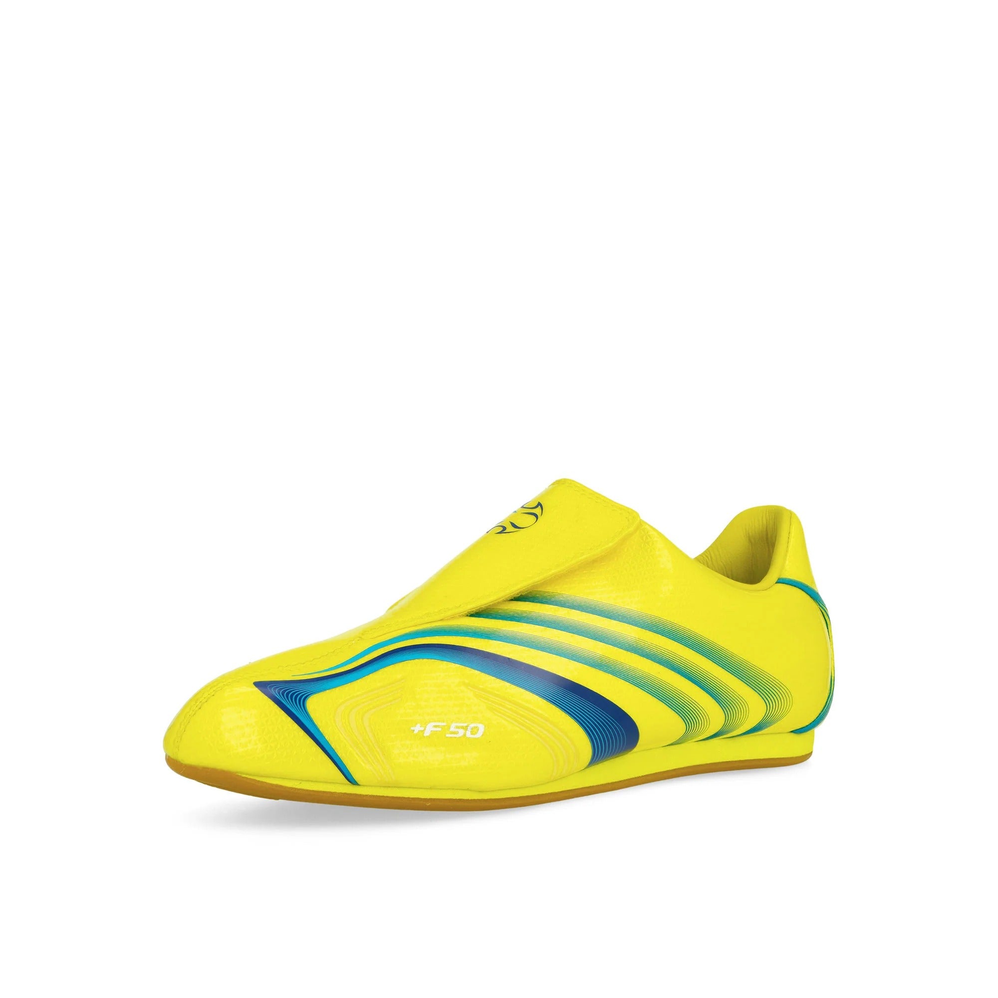 [JR6026] WOMENS ADIDAS F50 TAEKWONDO 'BRIGHT YELLOW BRIGHT BLUE'