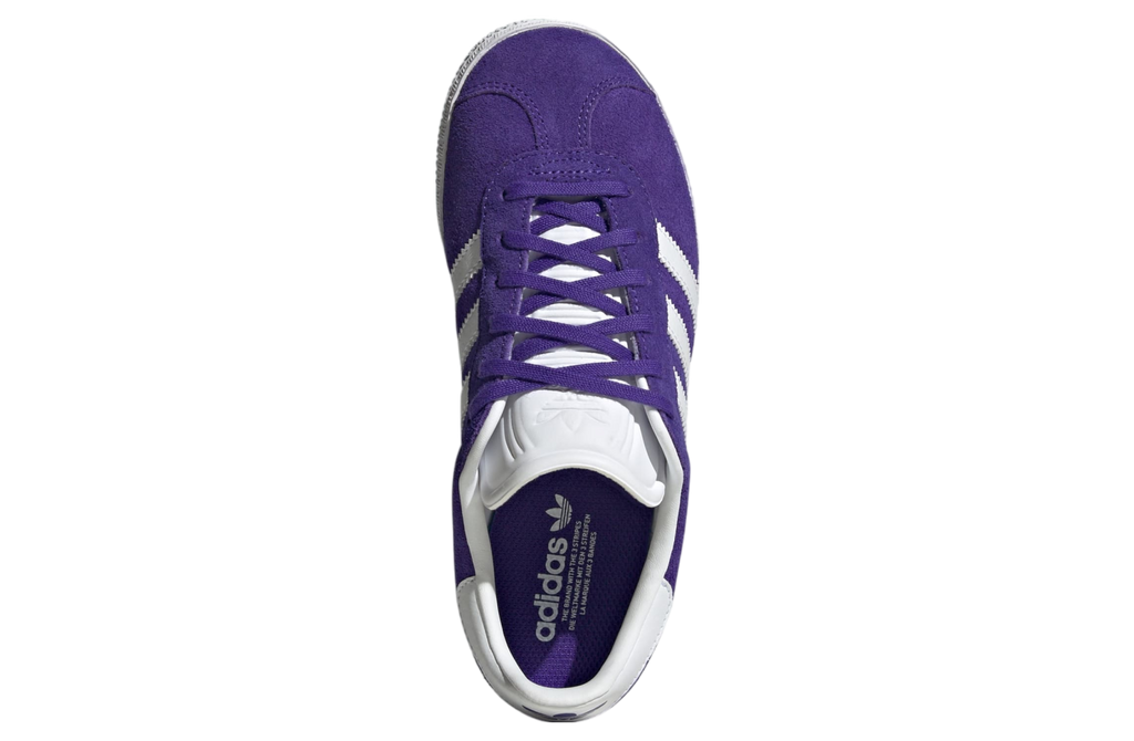[IE5597] GRADE SCHOOL ADIDAS GAZELLE 'ENERGY INK CLOUD WHITE GOLD METALLIC (GS)'