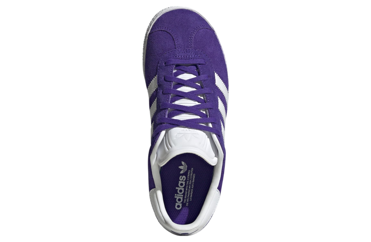 [IE5597] GRADE SCHOOL ADIDAS GAZELLE 'ENERGY INK CLOUD WHITE GOLD METALLIC (GS)'